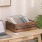 Large Size Wood Crates For Storage,Decorative Vintage Black Wooden Crates For Display,Handmade Solid Wood Boxes,Set Of 3 Rustic Black Wooden Crate. (vintage black)